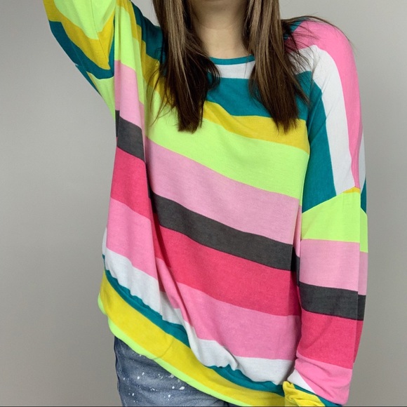 On The Horizon Striped Pullover - Picture 4 of 8